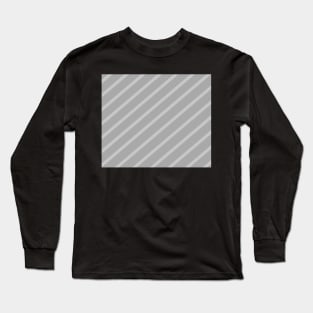 Diagonal lines - gray. Long Sleeve T-Shirt